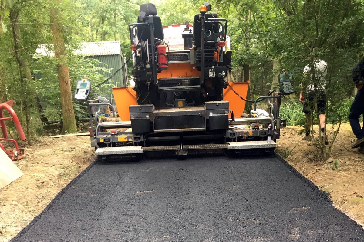 Farm Tarmac Road Track